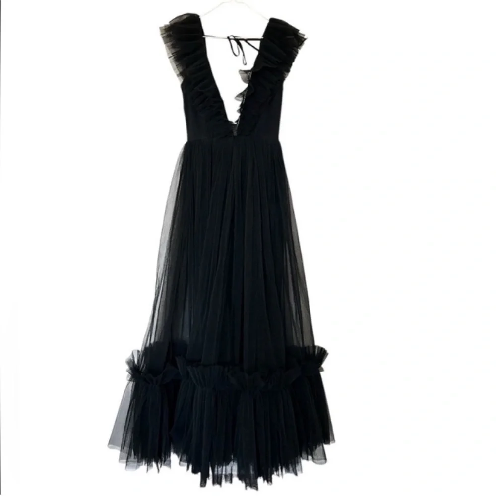 Michael Costello x Revolve Annistyn Gown Black - Picture 3 of 7